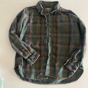 REI womens flannel shirt